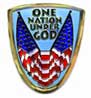 One Nation Under God Pin | jptwo.com